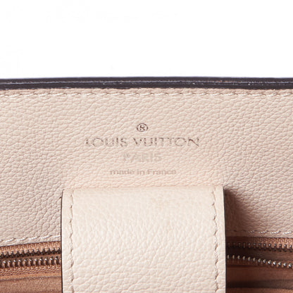 Louis Vuitton Calfskin Lockme Bucket Soie Quartz Calla 7 of 8