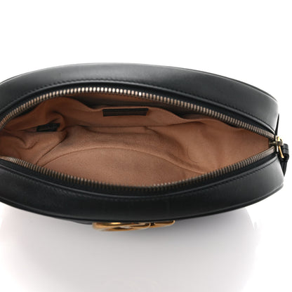 Gucci Calfskin Matelasse GG Marmont Belt Bag 75 30 Black 4 of 8