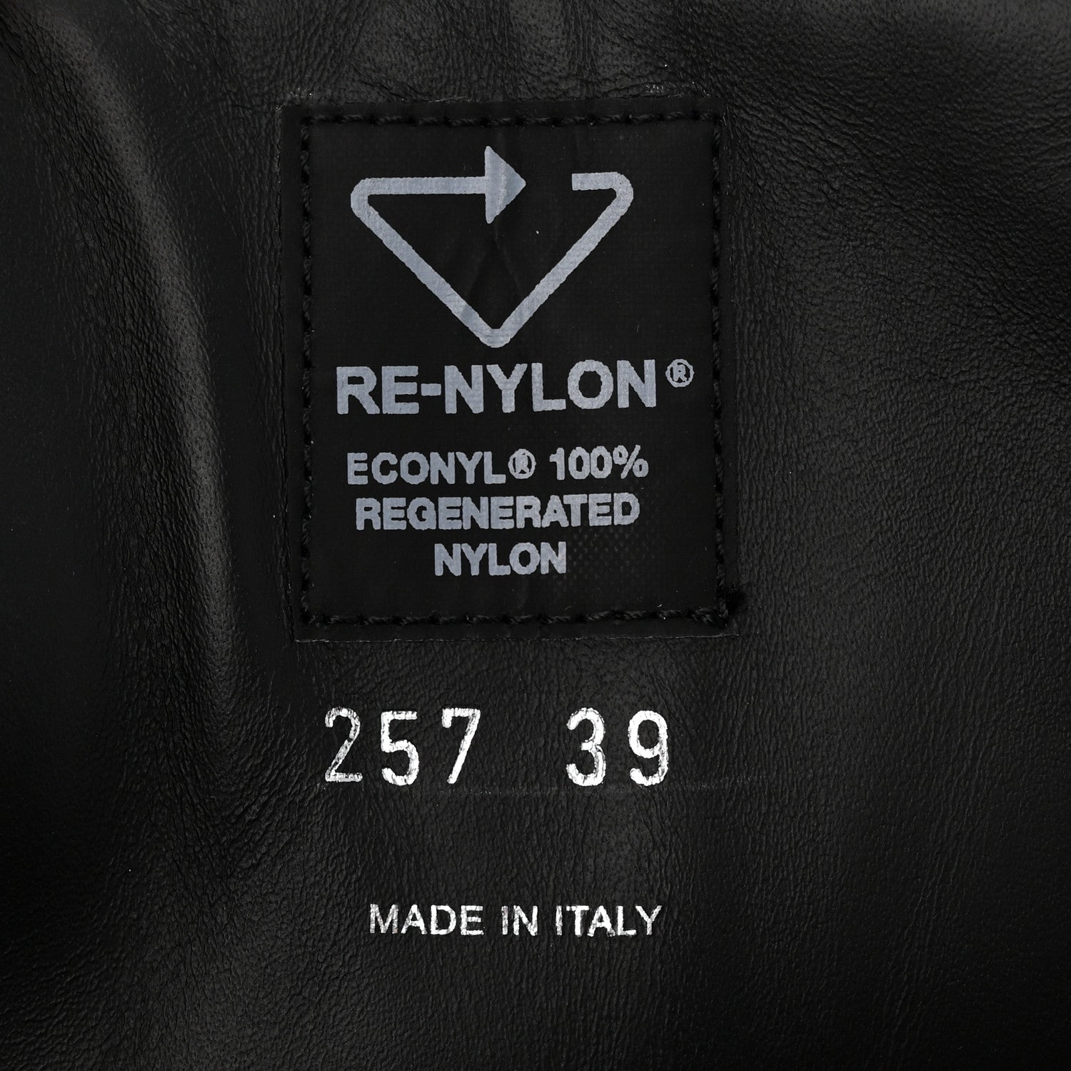 Prada Spazzolato Rois Re-Nylon Metal Triangle Logo Monolith Pouch Pocket 55mm Tall Combat Boots 39 Black 8 of 9