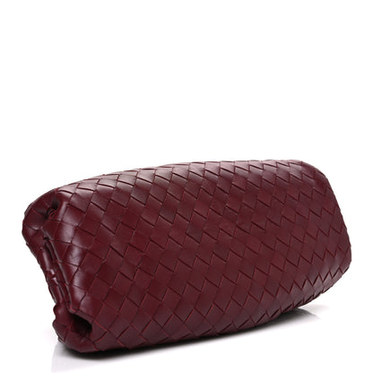 Bottega Veneta Nappa Maxi Intrecciato The Pouch Oversized Clutch Bordeaux 4 of 11