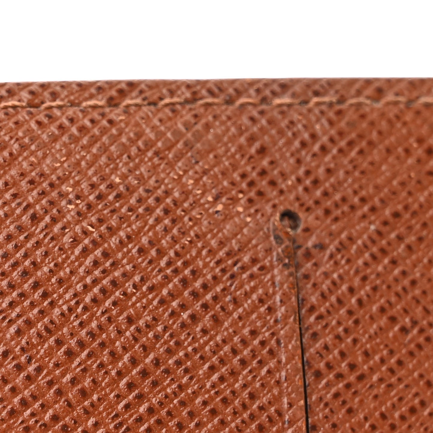Monogram Simple Checkbook Holder Wallet Cover