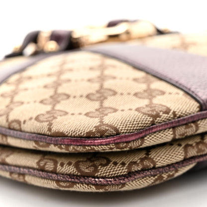 Gucci Monogram Bamboo Chain Tom Ford Shoulder Bag Metallic Purple 8 of 9