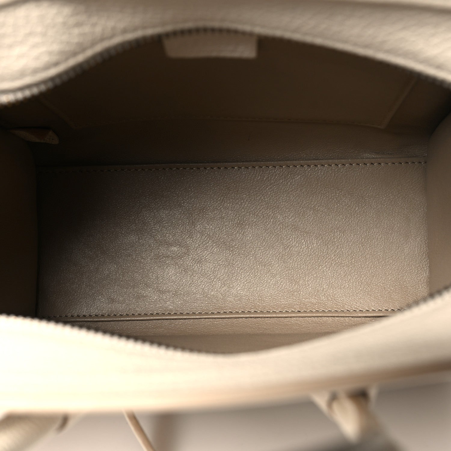 Celine Goatskin Nano Luggage White 5 of 12