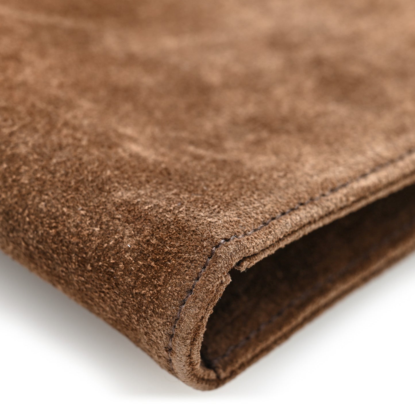 Suede CC Triple Pocket Belt  80 32 Brown