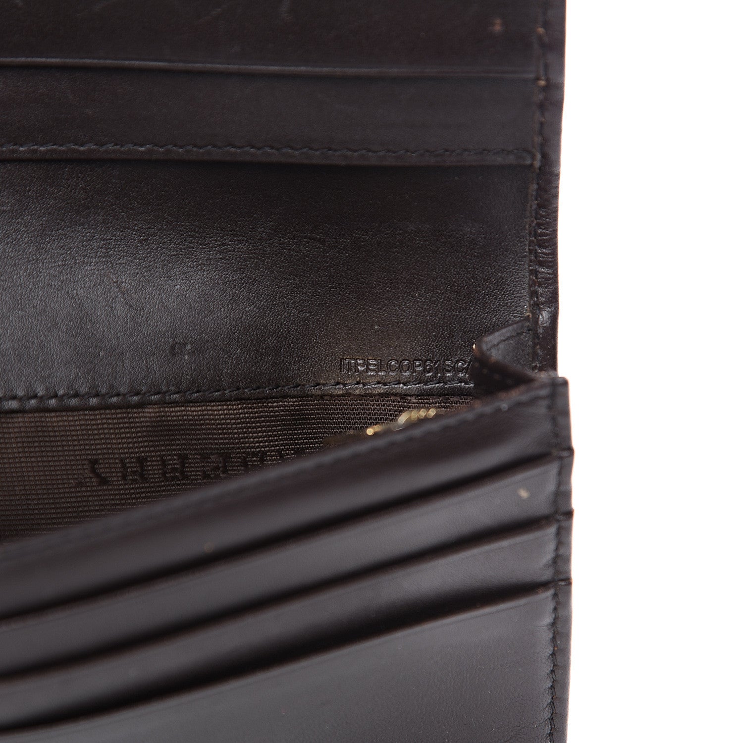 Burberry Haymarket Check Continental Wallet Chocolate 7 of 14