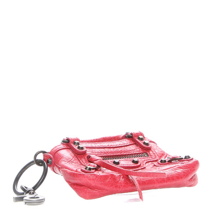Balenciaga Agneau Mini First Bag Charm Rose Thulian 4 of 9