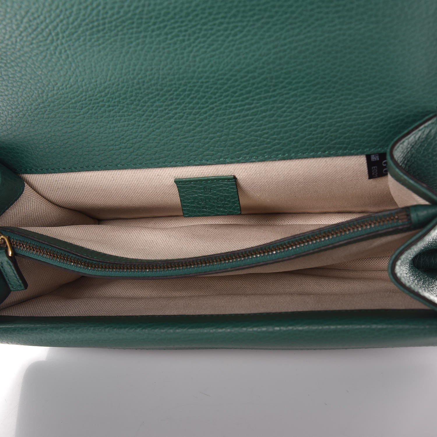 Gucci Pebbled Calfskin Small Dionysus Shoulder Bag Emerald 5 of 7