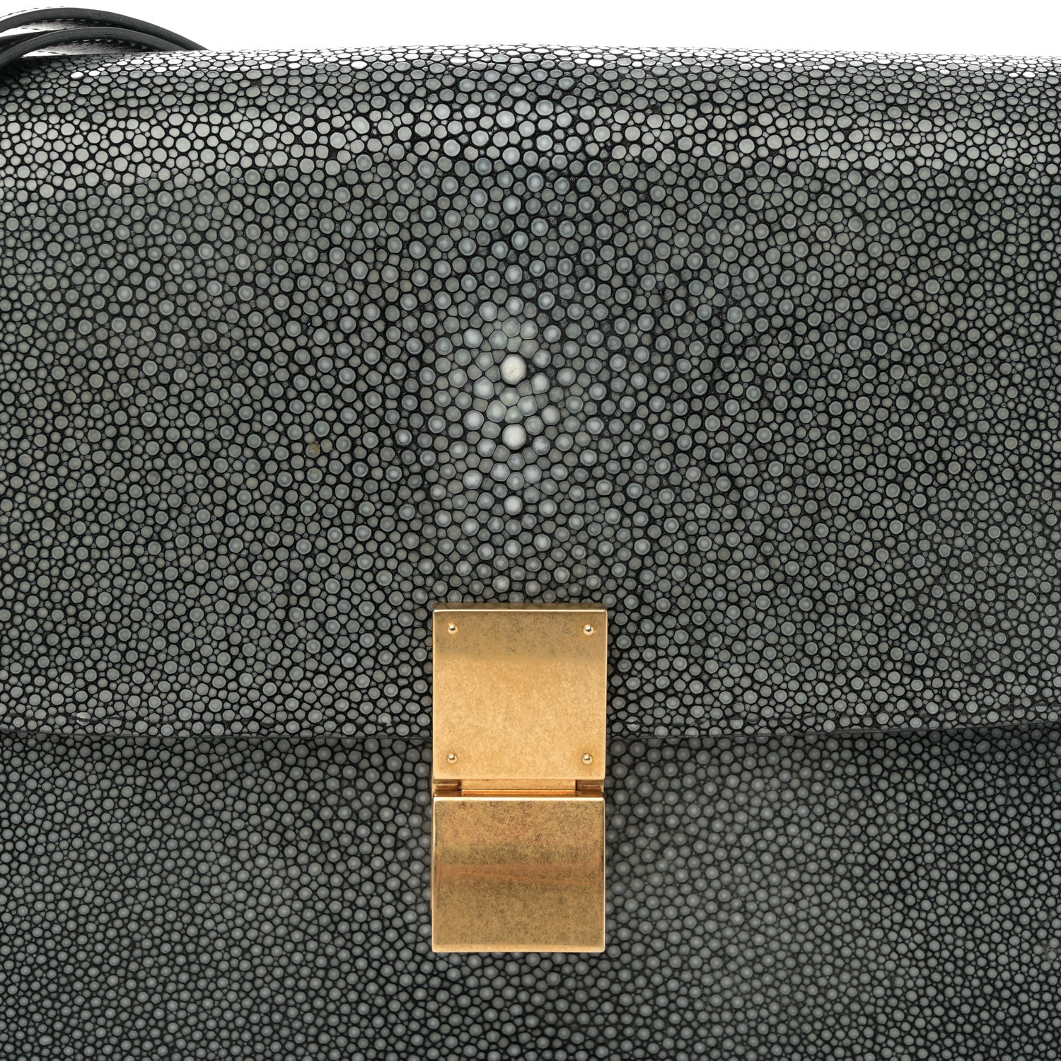 Celine Stingray Medium Classic Box Flap Bag Black 7 of 10