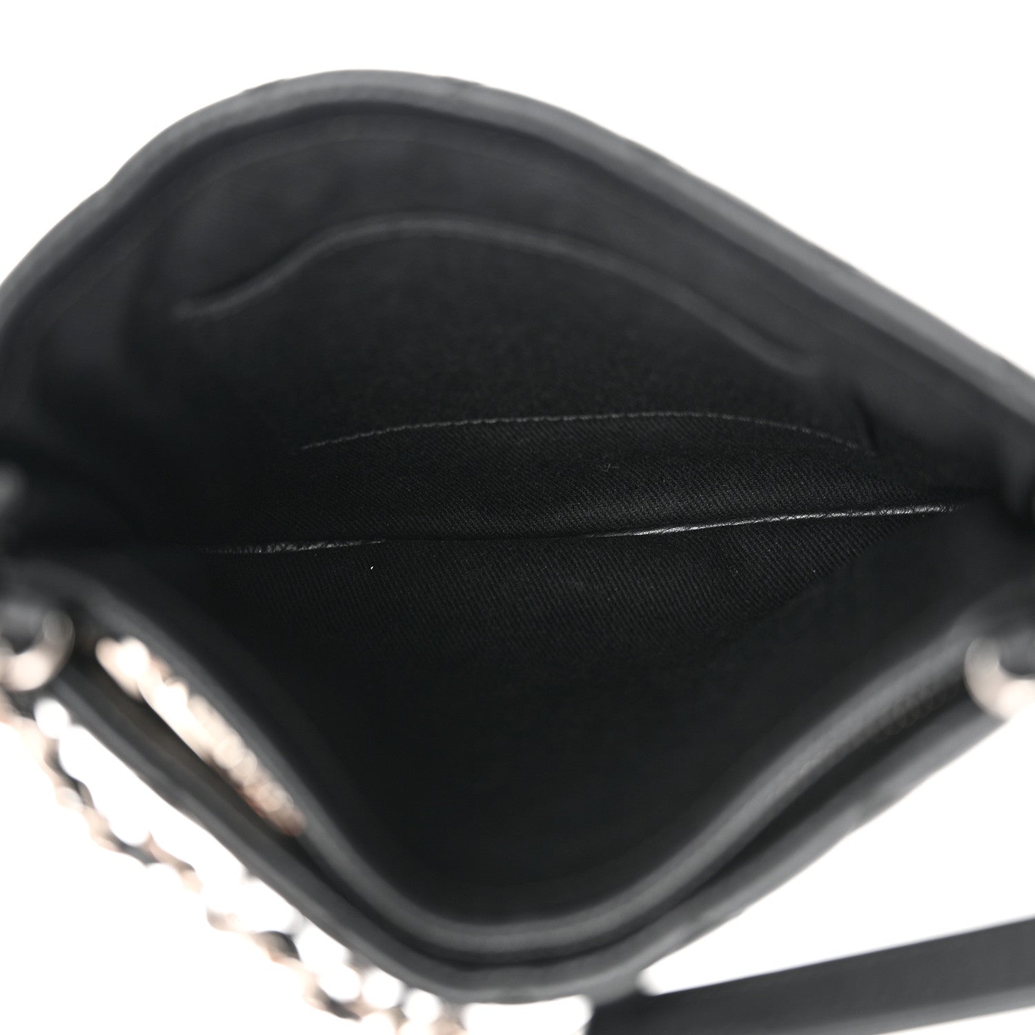 Chanel Aged Calfskin Quilted Crossbody Bag Black 5 of 12