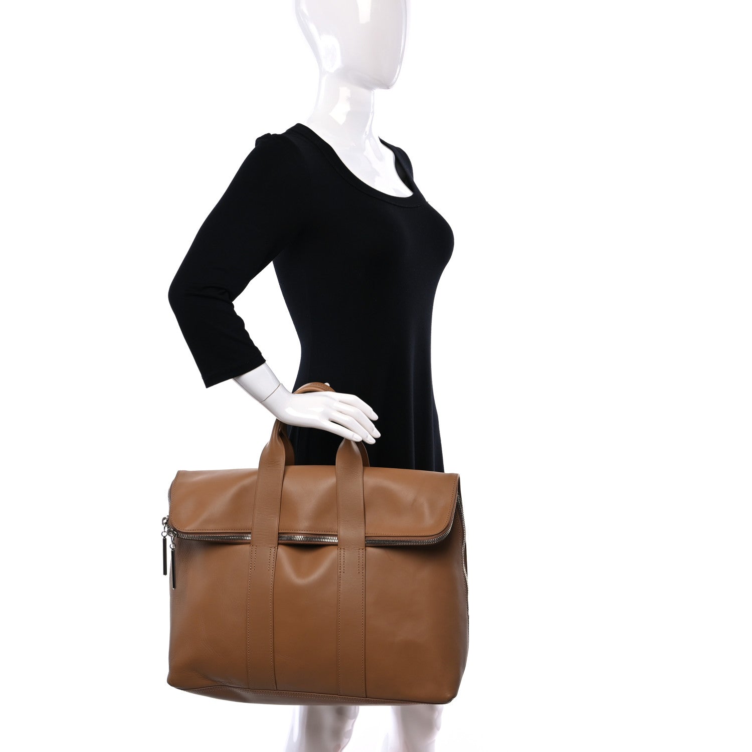 3.1 Phillip Lim Calfskin 31 Hour Bag Nude 1270262 – FASHIONPHILE