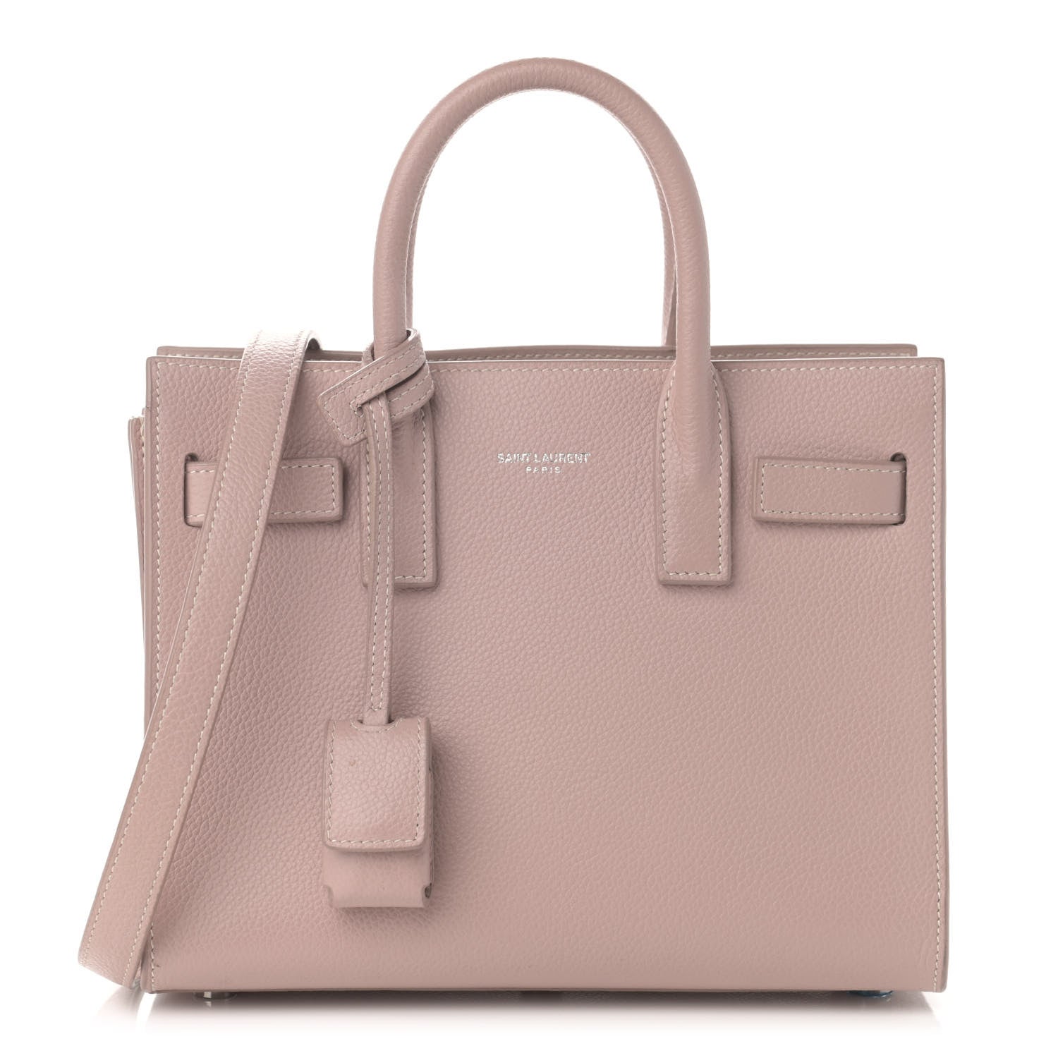 Saint Laurent Grained Calfskin Nano Sac De Jour Antique Rose 1 of 11
