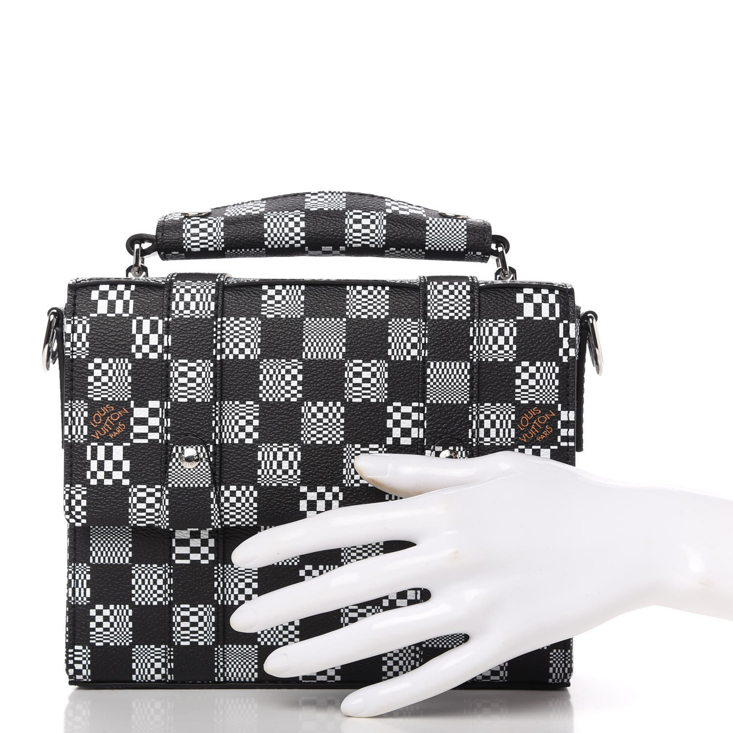 Louis Vuitton Damier Distorted Flap Soft Trunk Messenger 2 of 9