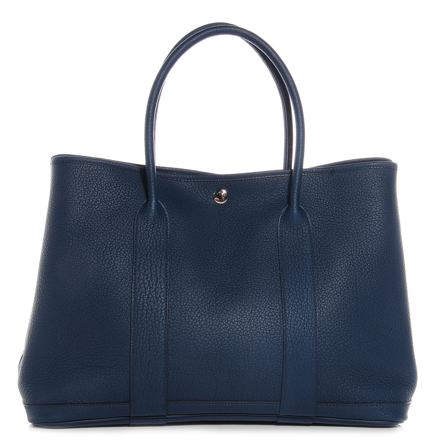 Hermes Veau Negonda Garden Party MM 36 Bleu de Prusse 1 of 8