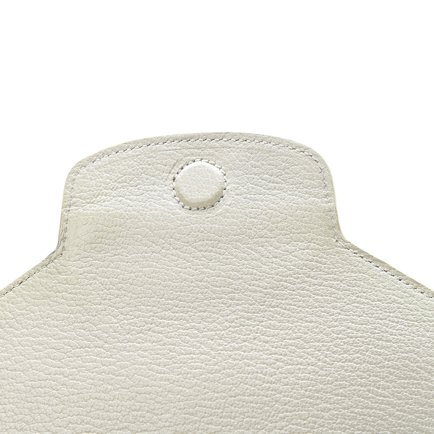 Sugar Goatskin Medium Antigona Envelope Clutch Ivory
