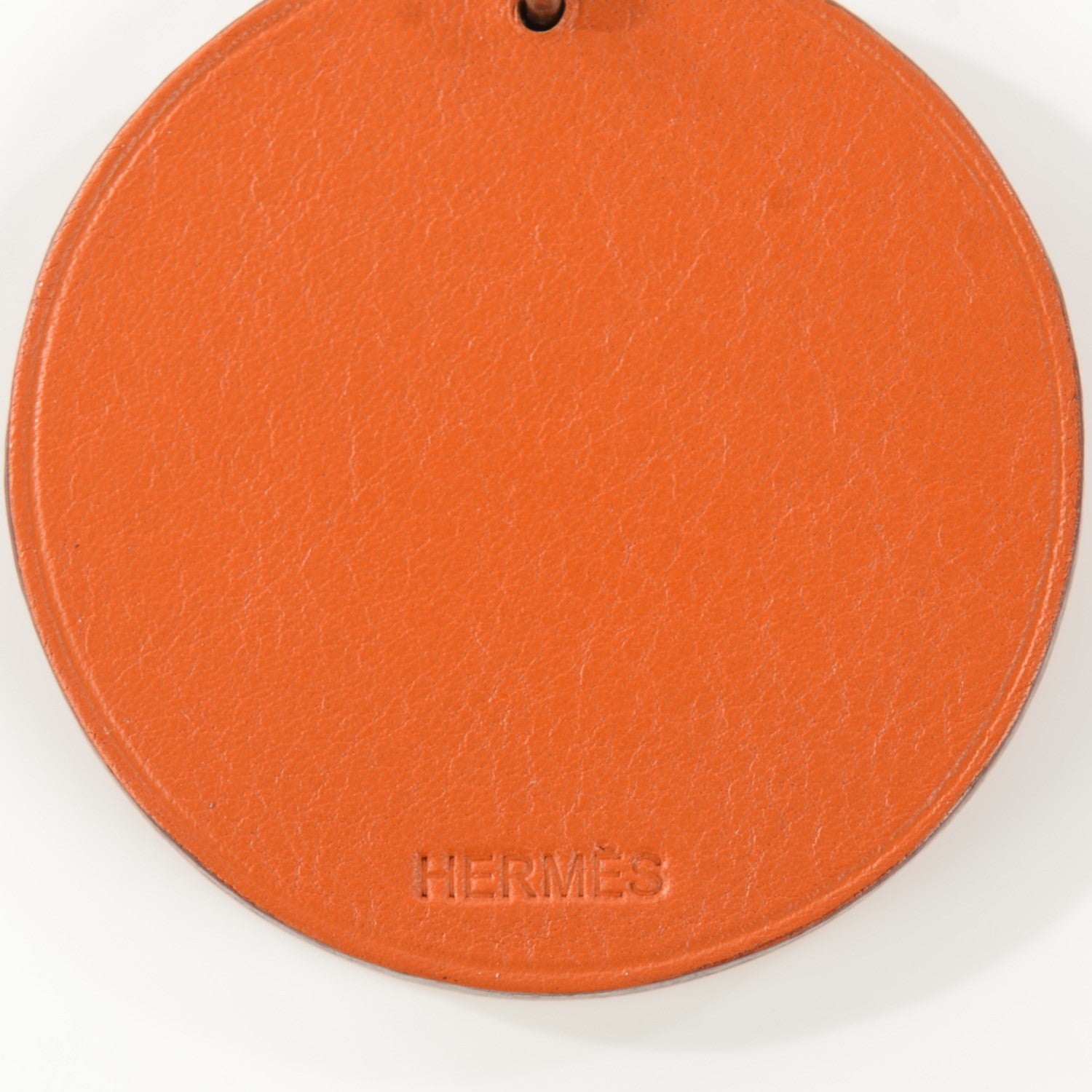 Hermes Tadelakt Tiger Key Chain Bag Charm Potiron 4 of 6