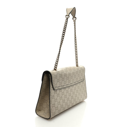 Gucci Guccissima Signature Medium Emily Chain Shoulder Bag Mystic White 2 of 9