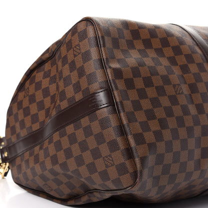 Louis Vuitton Damier Ebene Keepall Bandouliere 55 5 of 8