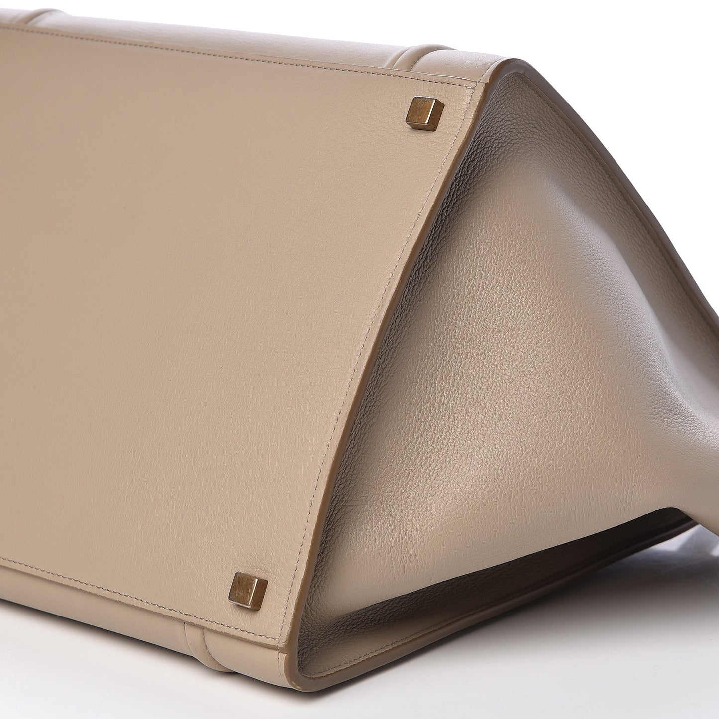 Supple Calfskin Medium Phantom Luggage Beige