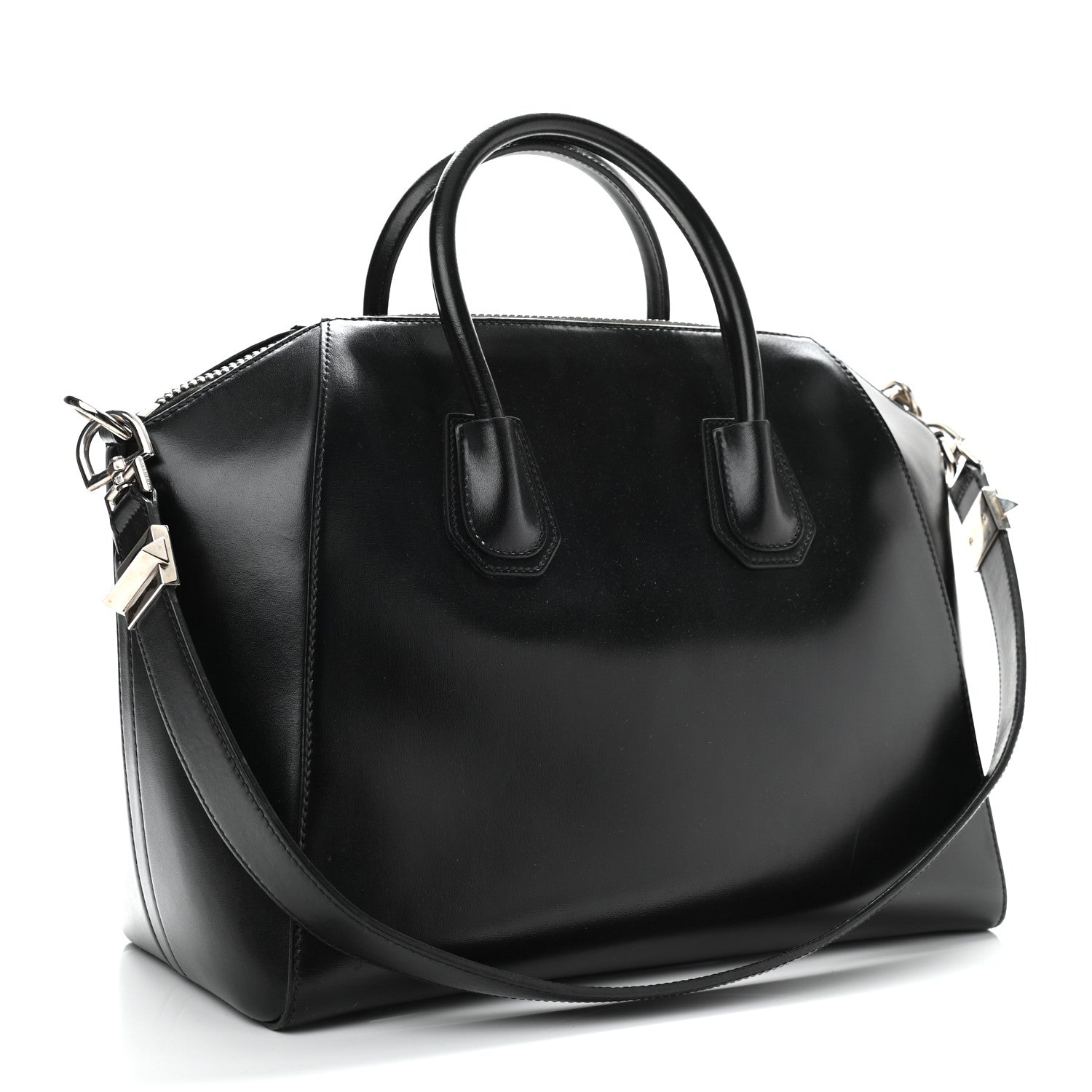 Givenchy Shiny Lord Calfskin Medium Antigona Black 3 of 14