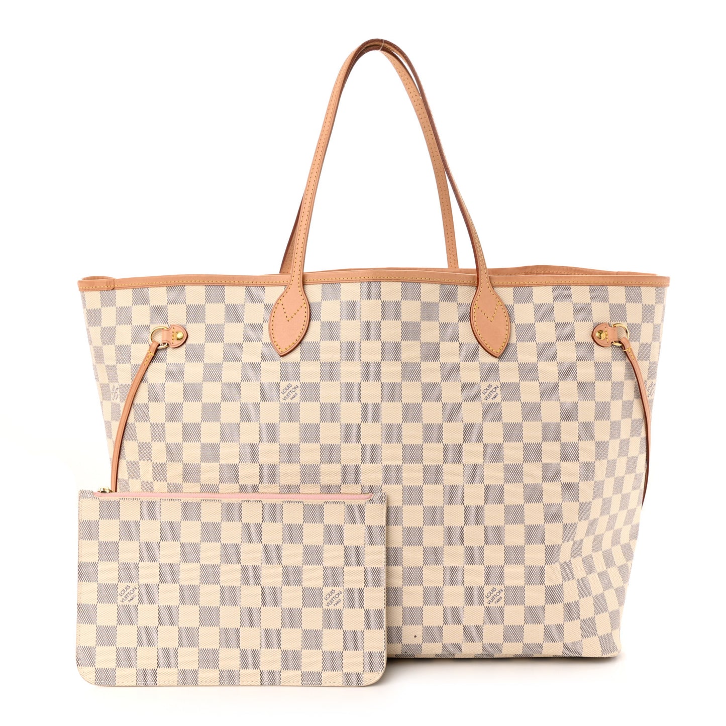 Damier Azur Neo Neverfull GM Rose Ballerine