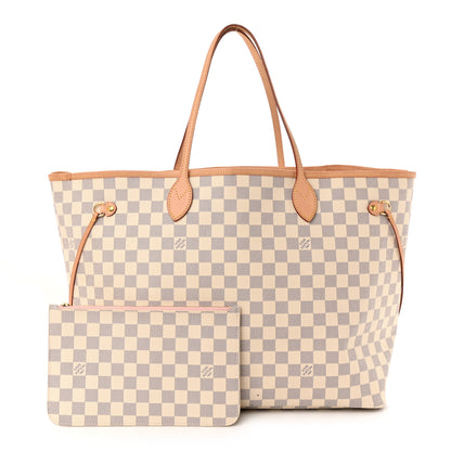 Louis Vuitton Damier Azur Neo Neverfull GM Rose Ballerine 1 of 13