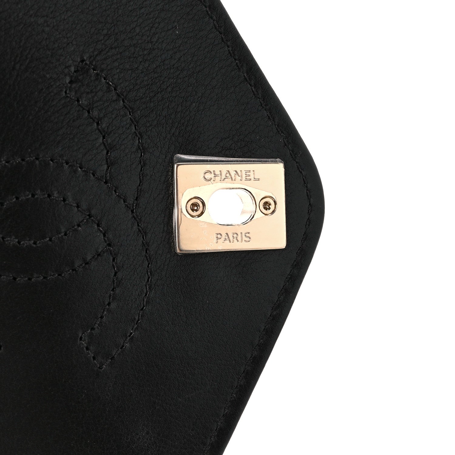 Chanel Calfskin Chevron Stitched Coco Waist Bag Black 6 of 11
