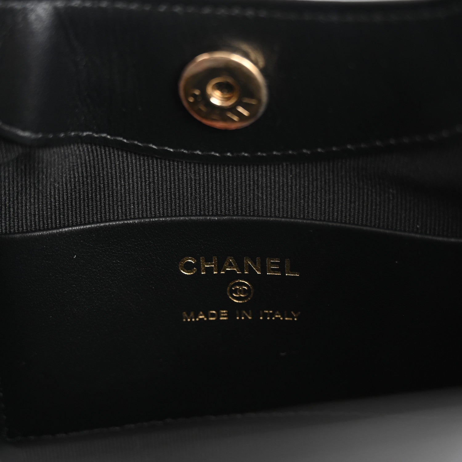 Chanel Shiny Crumpled Calfskin Quilted Nano 31 Shopping Bag Black 6 of 13