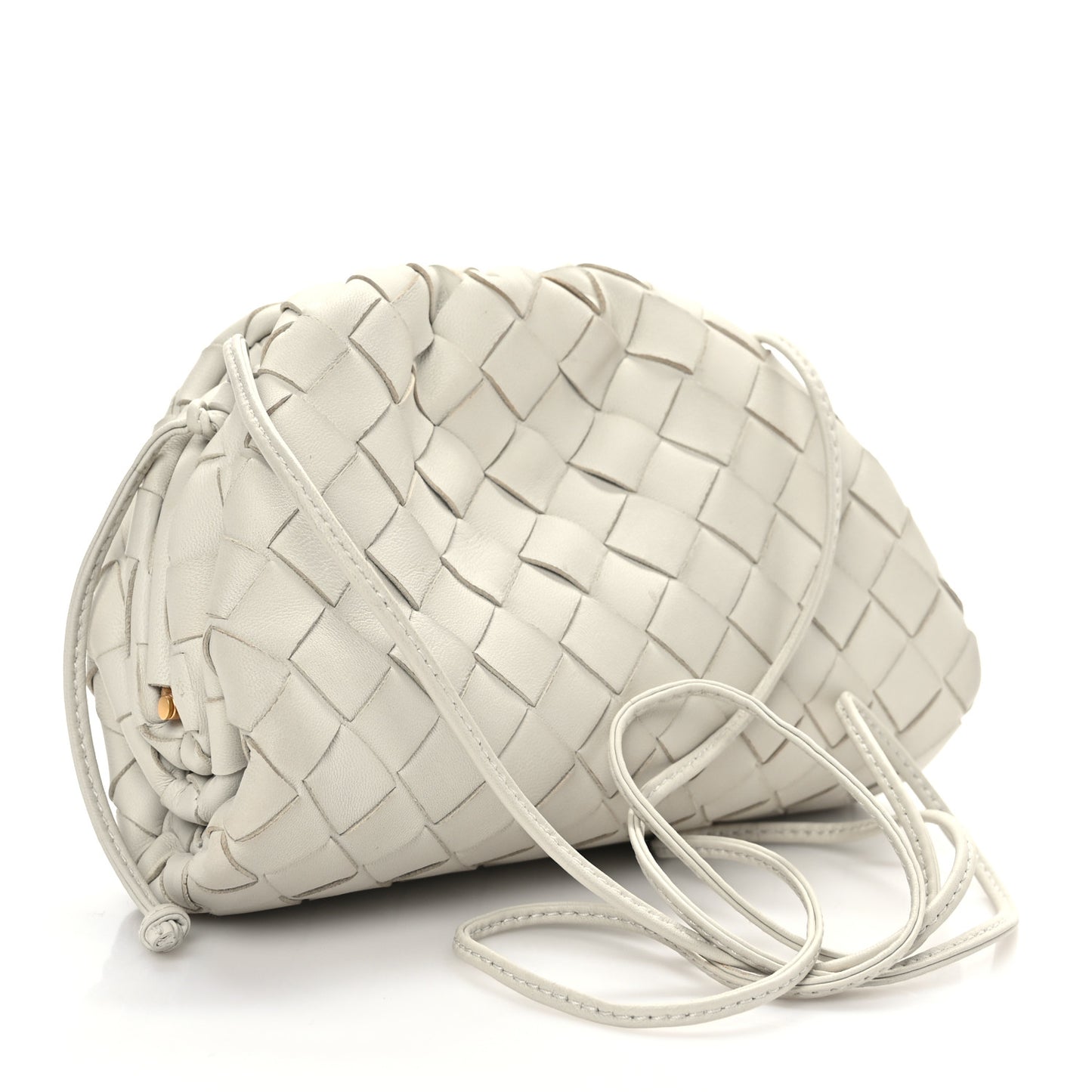 Nappa Intrecciato The Mini Pouch Chalk