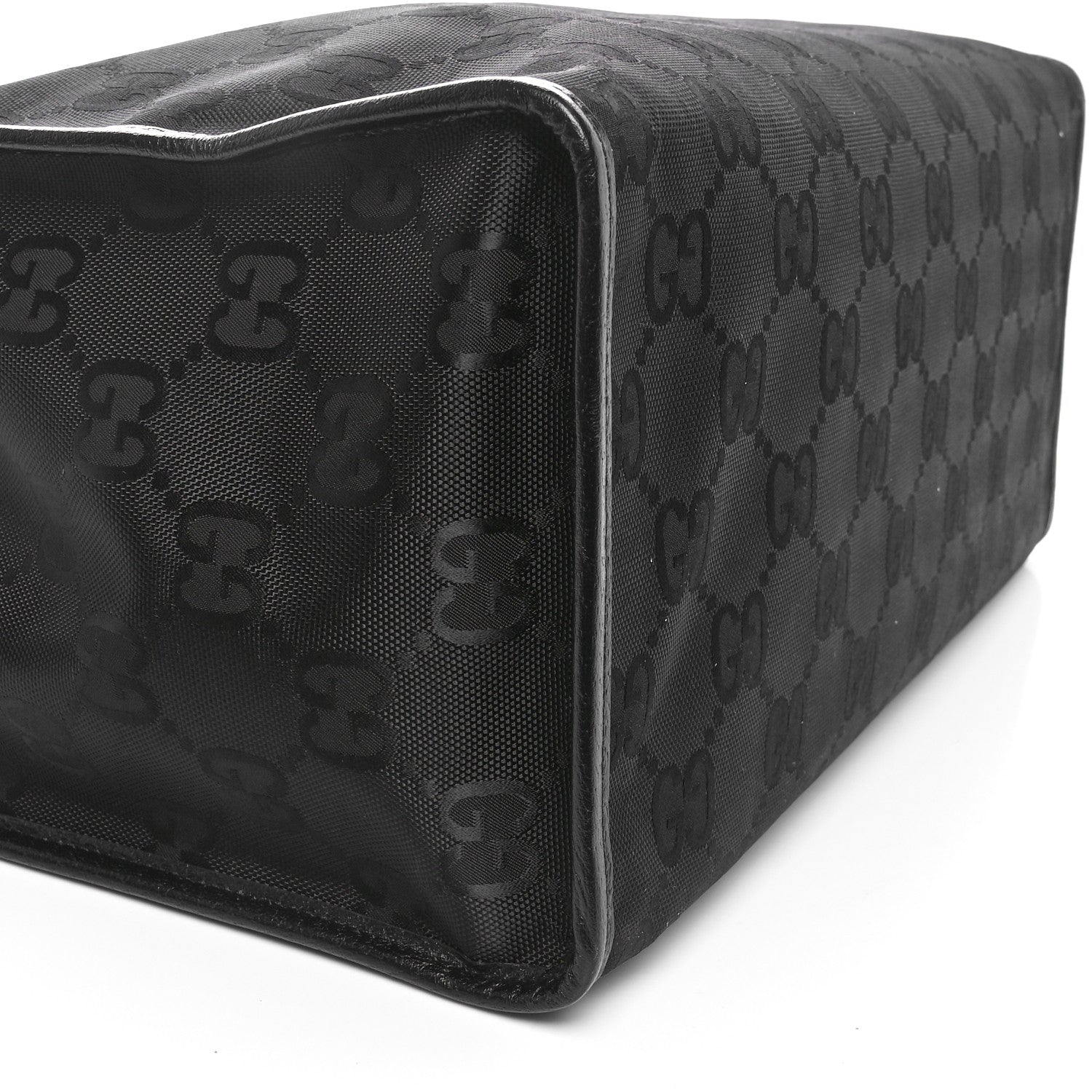 Gucci Econyl Nylon Monogram Large Off The Grid Tote Bag Black 8 of 10