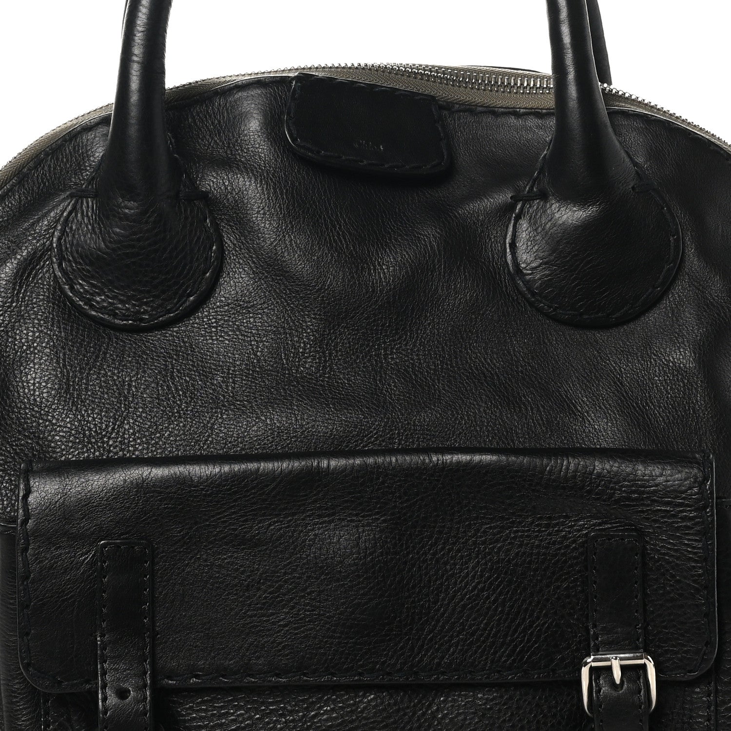 Chloe Calfskin Edith Dome Bowler Black 7 of 9