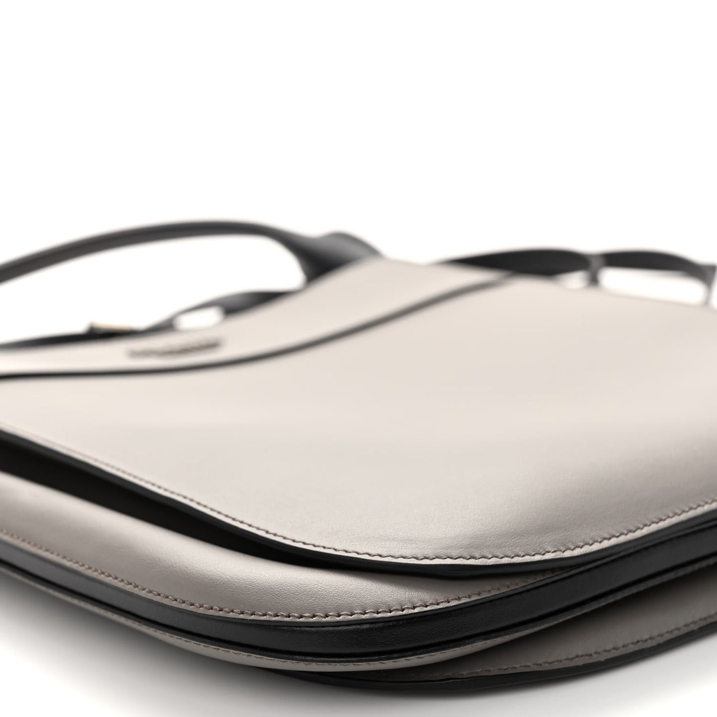 City Calfskin Small Margit Bag Argilla Black
