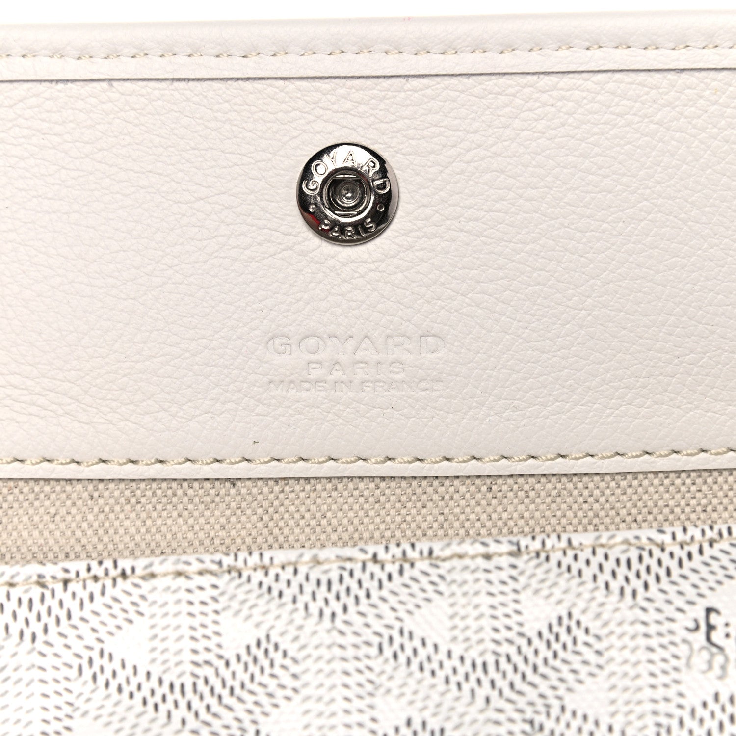 Goyard Goyardine Saint Louis PM White 6 of 12