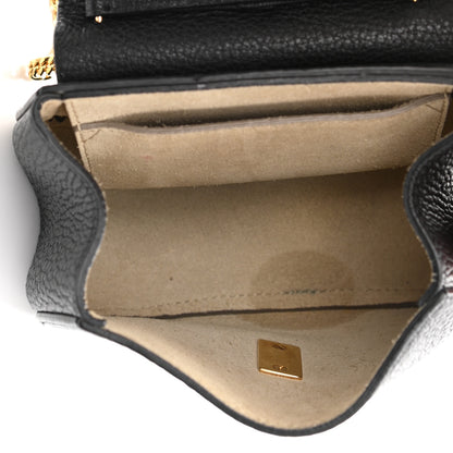 Chloe Grained Lambskin Mini Drew Shoulder Bag Black 5 of 13