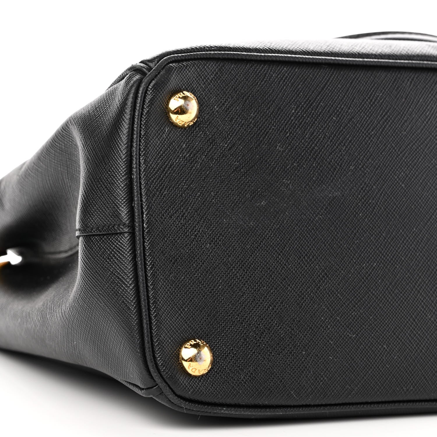 Prada Saffiano Small Galleria Double Zip Tote Black 17 of 35