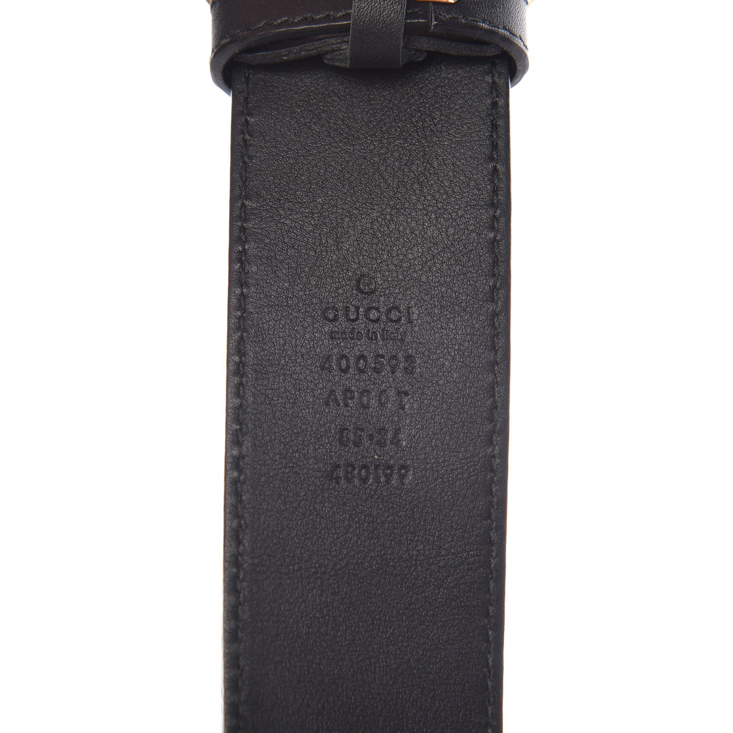 Calfskin Double G 40mm Belt 85 34 Black