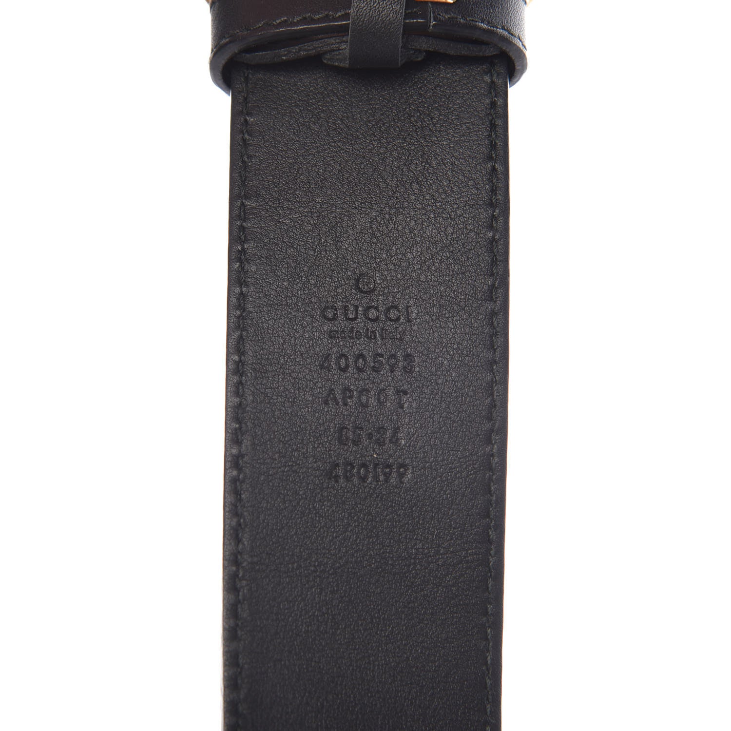 Gucci Calfskin Double G 40mm Belt 85 34 Black 6 of 7