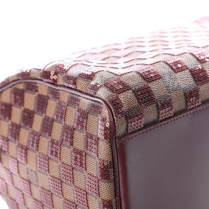 Louis Vuitton Damier Paillettes Speedy 30 Rouge 5 of 13