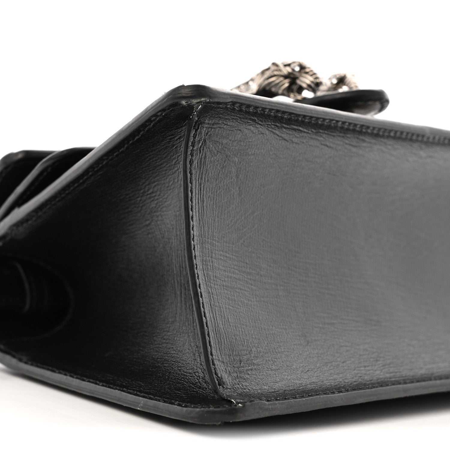 Gucci Satin Crystal GG Monogram Mini Dionysus Top Handle Bag Black 9 of 13