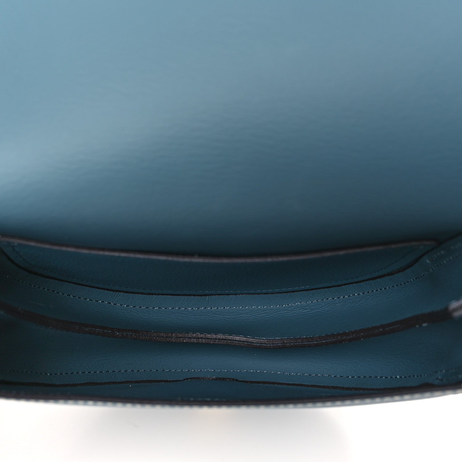 Chloe Grained Calfskin Small Darryl Saddle Crossbody Bag Mirage Blue 5 of 10