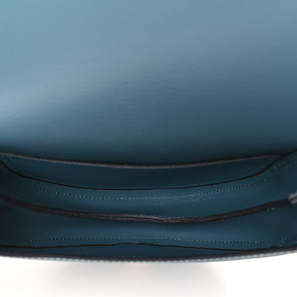 Chloe Grained Calfskin Small Darryl Saddle Crossbody Bag Mirage Blue 5 of 10