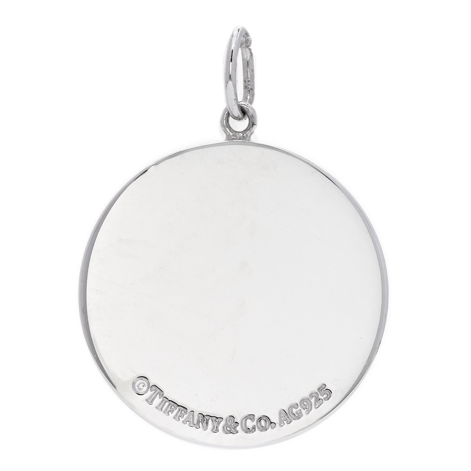 Tiffany Sterling Silver Block Letter A Charm 3 of 5