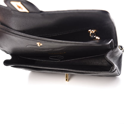 Chanel Caviar Quilted Medium Double Flap Black 8 of 22