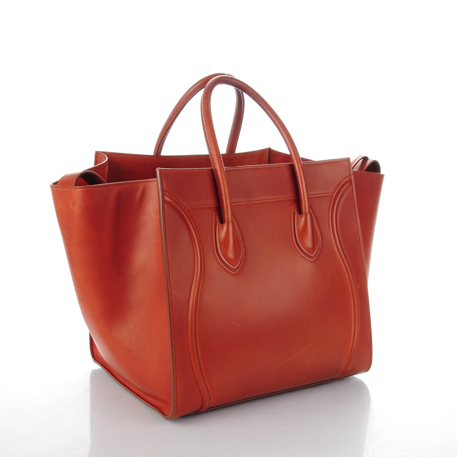 Celine Natural Calfskin Medium Phantom Luggage Brick 3 of 11
