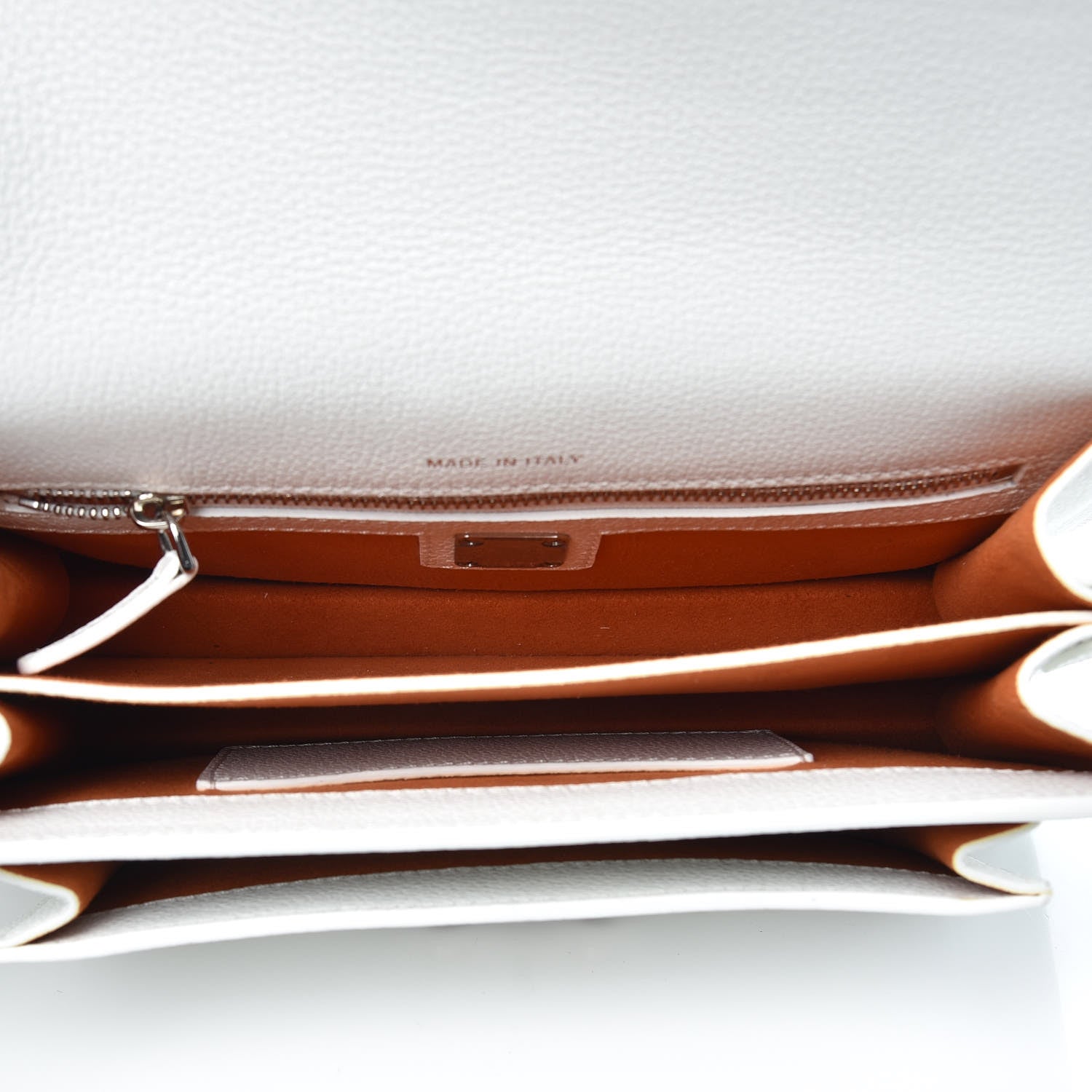 MCM Grained Calfskin Small Patricia Crossbody White 5 of 12