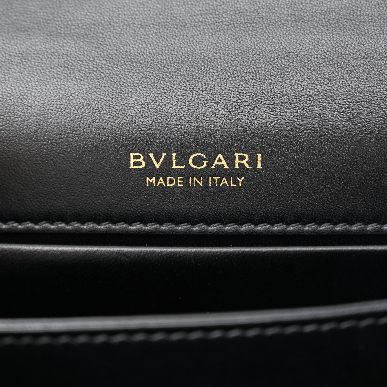 Bulgari Nappa Serpenti Forever Small Maxi Chain Top Handle Bag Black 7 of 10