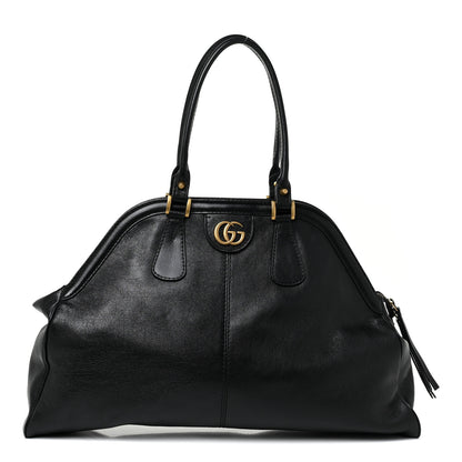Gucci Calfskin Large Re(Belle) Top Handle Bag Black 1 of 10