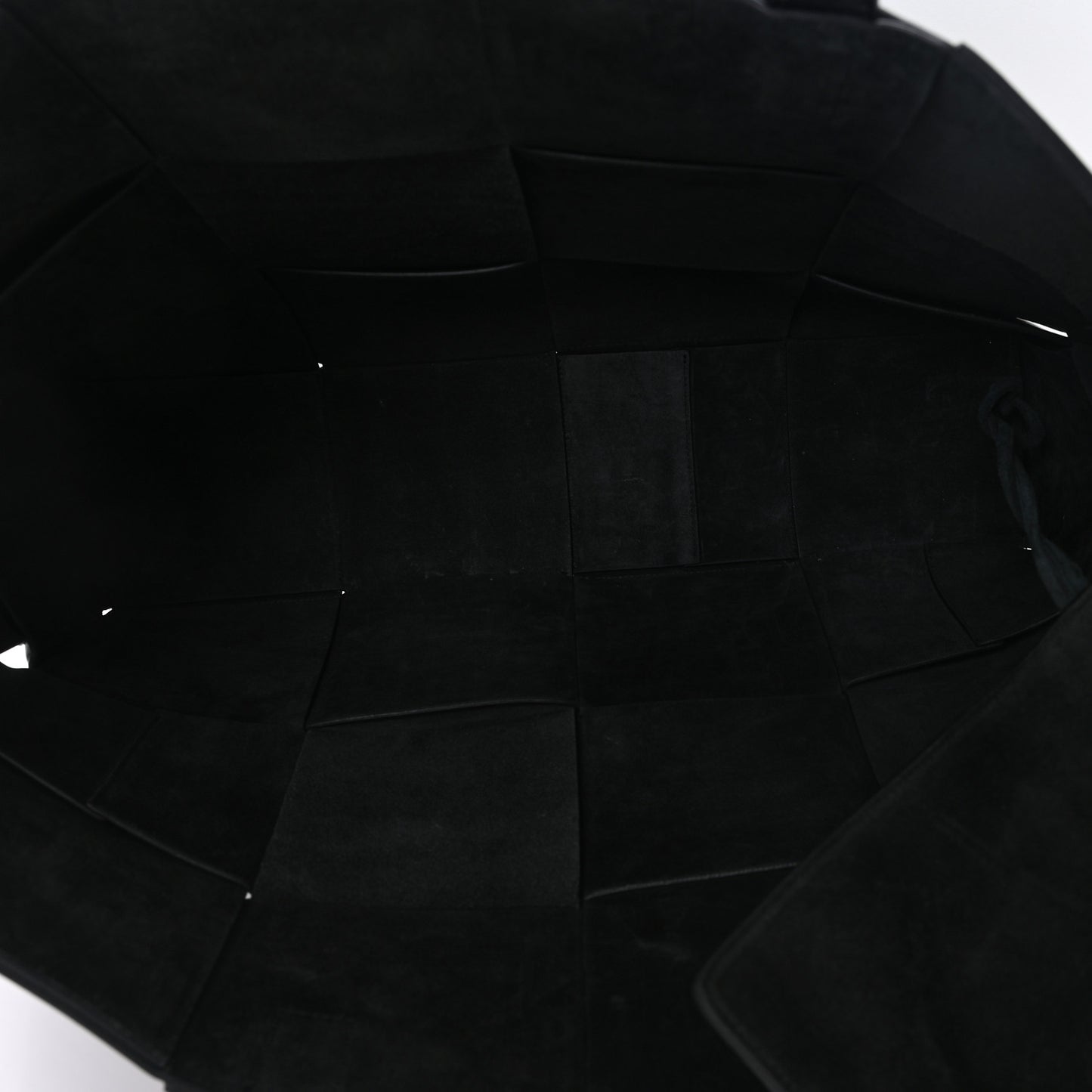 Nappa Maxi Intrecciato Large Arco Tote Black