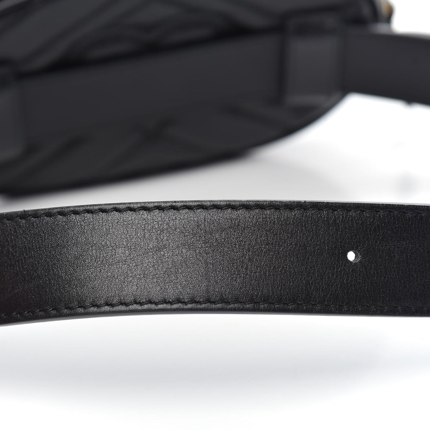 Calfskin Matelasse GG Marmont Belt Bag 85 34 Black