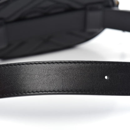 Gucci Calfskin Matelasse GG Marmont Belt Bag 85 34 Black 8 of 13