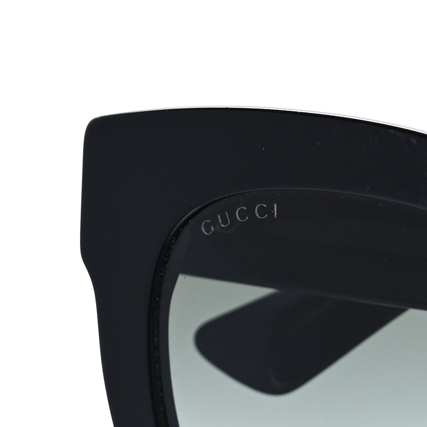 Gucci Round Frame Star Sunglasses GG0208S Black 7 of 9